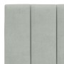 Bett mit hellgrauem Samtmatratze 120x200 cm von , Betten und Lattenroste - Ref: Foro24-3208586, Preis: 346,91 €, Rabatt: %