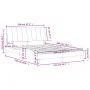 Cama con colchón terciopelo gris claro 120x200 cm de , Camas y somieres - Ref: Foro24-3208586, Precio: 341,49 €, Descuento: %