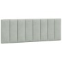 Bett mit hellgrauem Samtmatratze 140x190 cm von , Betten und Lattenroste - Ref: Foro24-3208592, Preis: 397,59 €, Rabatt: %