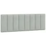 Cama con colchón terciopelo gris claro 140x190 cm de , Camas y somieres - Ref: Foro24-3208592, Precio: 390,54 €, Descuento: %