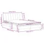Cama con colchón terciopelo gris claro 140x190 cm de , Camas y somieres - Ref: Foro24-3208592, Precio: 390,54 €, Descuento: %