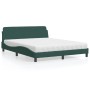 Bett mit dunkelgrünem Samtmatratze 160x200 cm von , Betten und Lattenroste - Ref: Foro24-3208434, Preis: 349,61 €, Rabatt: %