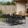 7-piece garden dining set with black synthetic rattan cushions by , Garden sets - Ref: Foro24-3278034, Price: 511,06 €, Disco...