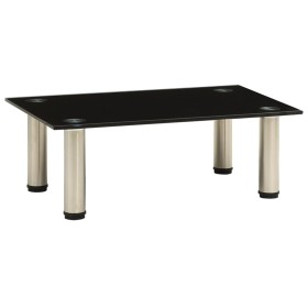 TV-Ständer aus gehärtetem Glas in Schwarz 40x35x17 cm von vidaXL, TV-Möbel - Ref: Foro24-322758, Preis: 31,54 €, Rabatt: %
