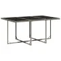 Set de comedor de jardín 11 pzas y cojines ratán sintético gris de , Conjuntos de jardín - Ref: Foro24-3278095, Precio: 556,4...