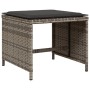 Garden dining set with 15-piece synthetic rattan gray cushions. by , Garden sets - Ref: Foro24-3278119, Price: 786,28 €, Disc...