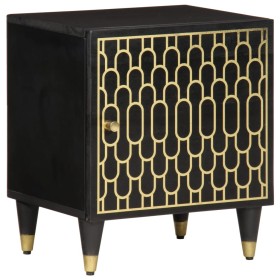 Solid mango wood bedside table 40x33x46 cm by , Nightstands - Ref: Foro24-358316, Price: 40,60 €, Discount: %