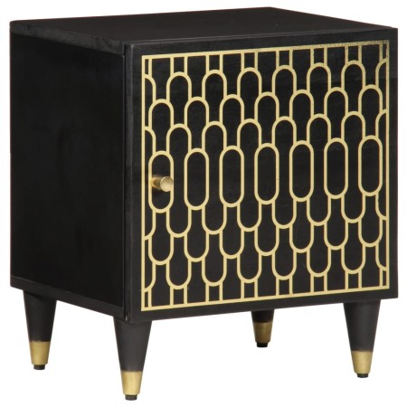 Mesita de noche de madera maciza de mango 40x33x46 cm de , Mesitas de noche - Ref: Foro24-358316, Precio: 48,02 €, Descuento: %