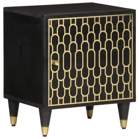 Mesita de noche de madera maciza de mango 40x33x46 cm de , Mesitas de noche - Ref: Foro24-358316, Precio: 40,16 €, Descuento: %