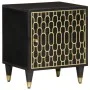 Mesita de noche de madera maciza de mango 40x33x46 cm de , Mesitas de noche - Ref: Foro24-358316, Precio: 40,16 €, Descuento: %