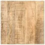 Mesa auxiliar con ruedas madera de mango rugosa 40x40x42 cm de vidaXL, Mesas auxiliares - Ref: Foro24-320936, Precio: 102,73 ...