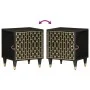 Mesita de noche de madera maciza de mango 40x33x46 cm de , Mesitas de noche - Ref: Foro24-358316, Precio: 40,16 €, Descuento: %