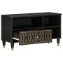 Massives Mangoholz-TV-Möbel 80x33x46 cm von , CD- und DVD-Speicher - Ref: Foro24-358337, Preis: 54,68 €, Rabatt: %