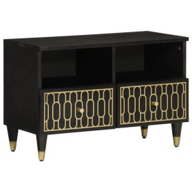 Mueble de TV madera maciza de mango 70x33x46 cm de , Almacenamiento para CD y DVD - Ref: Foro24-358321, Precio: 59,57 €, Desc...