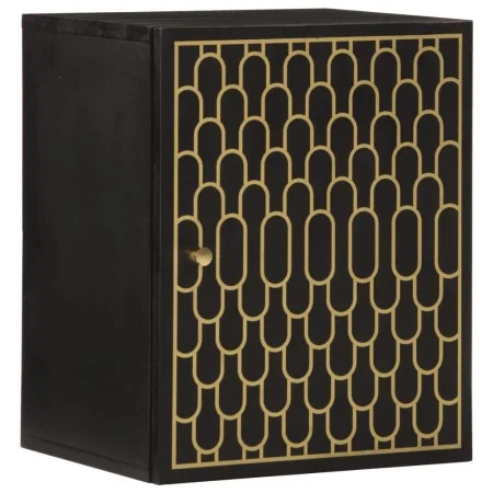 Solid mango wood wall-mounted bathroom cabinet 38x33x48 cm by , Bathroom furniture - Ref: Foro24-358340, Price: 44,79 €, Disc...