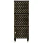 Massiver hoher Mangoholz-Sideboard 40x33x110 cm von , CD- und DVD-Speicher - Ref: Foro24-358349, Preis: 122,39 €, Rabatt: %