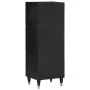 Solid mango wood tall sideboard 40x33x110 cm by , CD and DVD storage - Ref: Foro24-358349, Price: 126,13 €, Discount: %