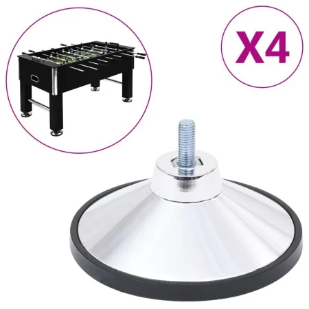 Table football legs 4 units chrome by vidaXL, Parts and accessories for foosball tables - Ref: Foro24-92511, Price: 19,15 €, ...