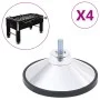 Table football legs 4 units chrome by vidaXL, Parts and accessories for foosball tables - Ref: Foro24-92511, Price: 19,15 €, ...