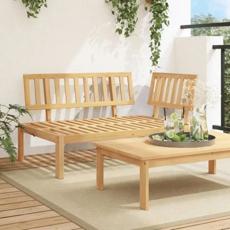 Corner pallet sofa for garden made of solid acacia wood by , Outdoor sofas - Ref: Foro24-365849, Price: 145,87 €, Discount: %
