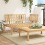 Ecksofa aus Paletten für den Garten, massives Akazienholz. von , Outdoor-Sofas - Ref: Foro24-365849, Preis: 165,17 €, Rabatt: %