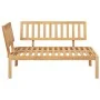 Corner pallet sofa for garden made of solid acacia wood by , Outdoor sofas - Ref: Foro24-365849, Price: 145,87 €, Discount: %