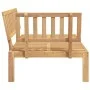 Corner pallet sofa for garden made of solid acacia wood by , Outdoor sofas - Ref: Foro24-365849, Price: 145,87 €, Discount: %