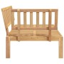 Ecksofa aus Paletten für den Garten, massives Akazienholz. von , Outdoor-Sofas - Ref: Foro24-365849, Preis: 165,17 €, Rabatt: %