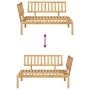 Corner pallet sofa for garden made of solid acacia wood by , Outdoor sofas - Ref: Foro24-365849, Price: 145,87 €, Discount: %