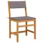 Balcony set with 3-piece solid acacia wood cushions by , Garden sets - Ref: Foro24-365856, Price: 158,40 €, Discount: %