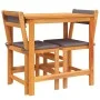 Balkonset mit 3-teiligen Kissen aus massivem Akazienholz. von , Gartensets - Ref: Foro24-365856, Preis: 158,40 €, Rabatt: %
