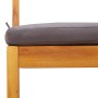 Balkonset mit 3-teiligen Kissen aus massivem Akazienholz. von , Gartensets - Ref: Foro24-365856, Preis: 161,09 €, Rabatt: %