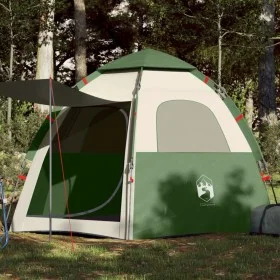 Family tent for 4 people, quick opening, green by , tents - Ref: Foro24-4005332, Price: 107,79 €, Discount: %