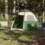 Tienda de campaña familiar 4 personas apertura rápida verde