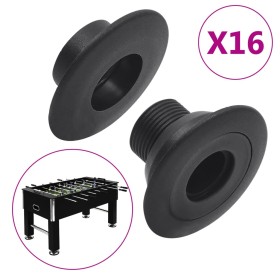 Stoppers for the foosball table bar 15.9/16 mm 16 pieces by vidaXL, Parts and accessories for foosball tables - Ref: Foro24-9...