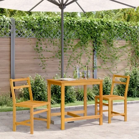 3-piece solid acacia wood balcony set by , Garden sets - Ref: Foro24-365854, Price: 137,32 €, Discount: %