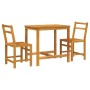 3-teiliges Balkonset aus massivem Akazienholz von , Gartensets - Ref: Foro24-365854, Preis: 139,78 €, Rabatt: %