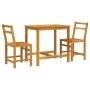 Juego de balcón 3 piezas madera maciza de acacia de , Conjuntos de jardín - Ref: Foro24-365854, Precio: 137,47 €, Descuento: %