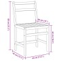 3-teiliges Balkonset aus massivem Akazienholz von , Gartensets - Ref: Foro24-365854, Preis: 139,78 €, Rabatt: %