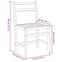 3-teiliges Balkonset aus massivem Akazienholz von , Gartensets - Ref: Foro24-365854, Preis: 137,32 €, Rabatt: %