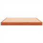 Estructura de cama madera maciza pino marrón cera 120x200 cm de , Camas y somieres - Ref: Foro24-847151, Precio: 93,62 €, Des...