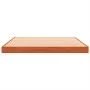 Solid pine wood bed frame in brown wax finish 120x200 cm by , Beds and slatted bases - Ref: Foro24-847151, Price: 94,20 €, Di...