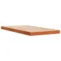 Solid pine wood bed frame in brown wax finish 75x190 cm by , Beds and slatted bases - Ref: Foro24-847158, Price: 58,36 €, Dis...