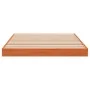 Solid pine wood bed frame in brown wax finish 75x190 cm by , Beds and slatted bases - Ref: Foro24-847158, Price: 58,36 €, Dis...