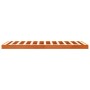 Solid pine wood bed frame in brown wax finish 75x190 cm by , Beds and slatted bases - Ref: Foro24-847158, Price: 59,01 €, Dis...