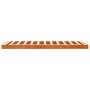 Solid pine wood bed frame in brown wax finish 75x190 cm by , Beds and slatted bases - Ref: Foro24-847158, Price: 58,36 €, Dis...