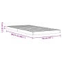Massives Kiefernholzbettgestell in brauner Wachsfarbe, 90x200 cm. von , Betten und Lattenroste - Ref: Foro24-847153, Preis: 5...