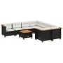 8-piece garden sofa set and black synthetic rattan cushions by , Garden sets - Ref: Foro24-3261773, Price: 701,92 €, Discount: %