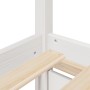Bettgestell mit weißen Kiefernholz-Kissen 140x190 cm von , Betten und Lattenroste - Ref: Foro24-3282355, Preis: 316,80 €, Rab...