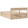 Estructura de cama con cajones madera maciza pino 120x190 cm de , Camas y somieres - Ref: Foro24-3282360, Precio: 253,77 €, D...